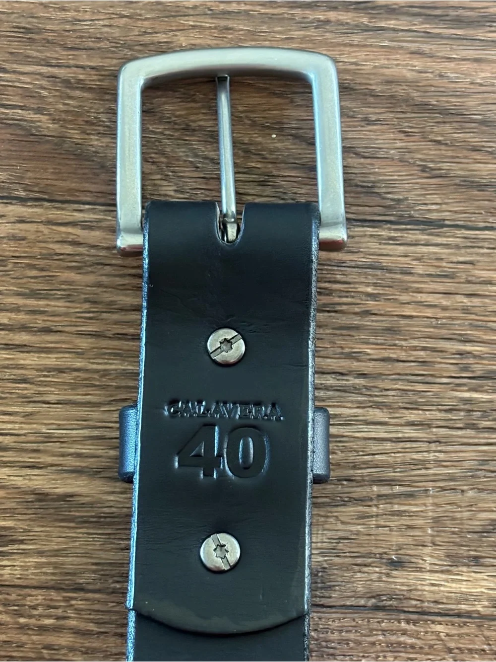 Calavera Tool Works Premium Workwear Heavy Duty Leather Belt 40 Chicago Screws